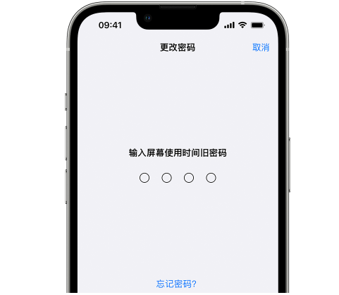 红旗iPhone屏幕维修分享iPhone屏幕使用时间密码忘记了怎么办 