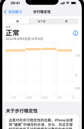 红旗iPhone手机维修如何在iPhone开启'步行稳定性通知'