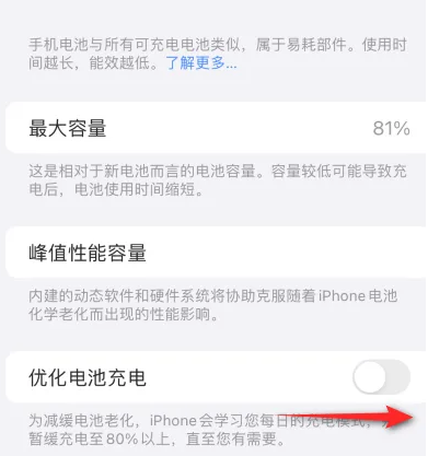 红旗苹果15维修分享iPhone15充电到80%就充不进电了怎么办 