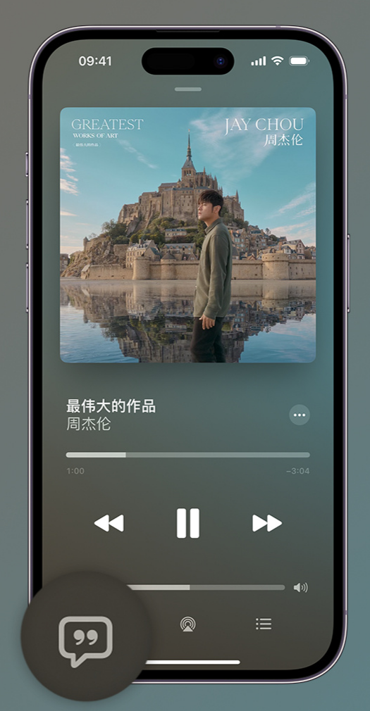 红旗iphone维修分享如何在iPhone上使用Apple Music全新唱歌功能 