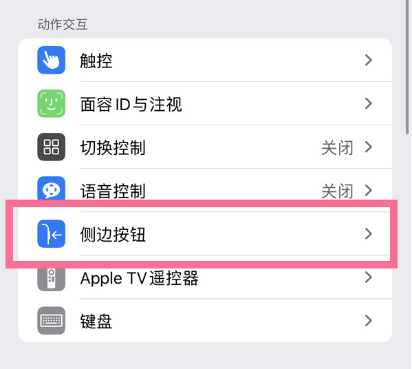 红旗苹果14维修店分享iPhone14 Plus侧键双击下载功能关闭方法 