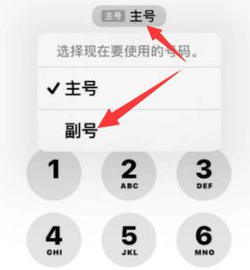 红旗苹果14维修店分享iPhone 14 Pro Max使用副卡打电话的方法 